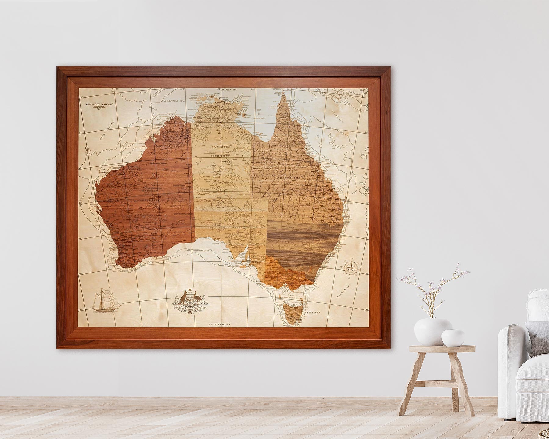 Bloody Big Oz Map - 1890mm x 2200mm