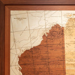 Load image into Gallery viewer, Rhapsody In Wood, Wooden Map,

