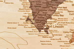 South Australia Map 760mm x 640mm