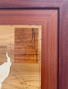 Rhapsody In Wood, Wooden Map, Wooden Maps, 