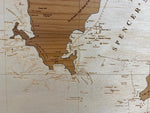 Load image into Gallery viewer, Rhapsody In Wood, Wooden Map, Wooden Maps, 
