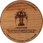 Load image into Gallery viewer, Rhapsody In Wood, Wooden Maps, Coasters, Crayfish
