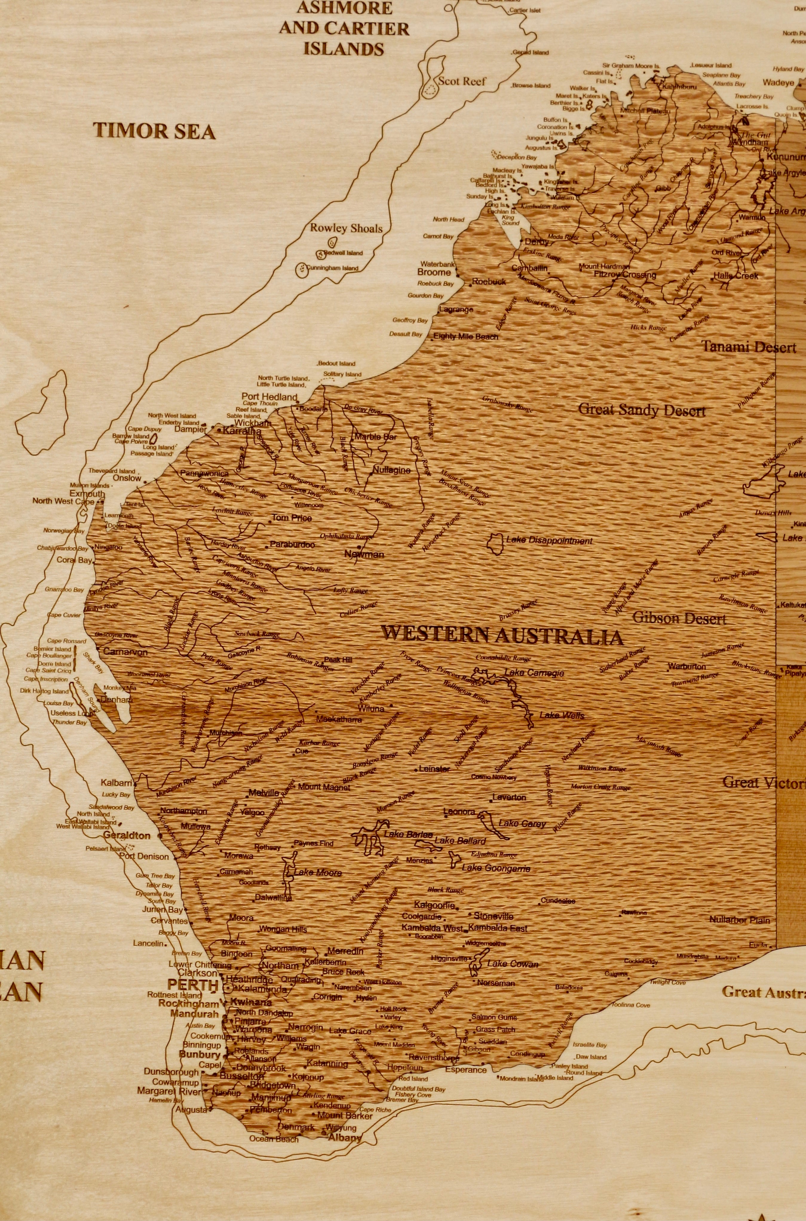 Pretty Big Oz Map - 850mm x 1000mm