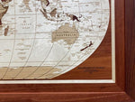 Load image into Gallery viewer, Wooden World Map No1 - 660mm x 1060 mm
