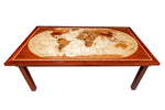 Load image into Gallery viewer, One of a kind world map dining room table
