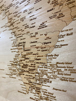 Load image into Gallery viewer, Rhapsody In Wood, Wooden Map, Wooden Maps, 
