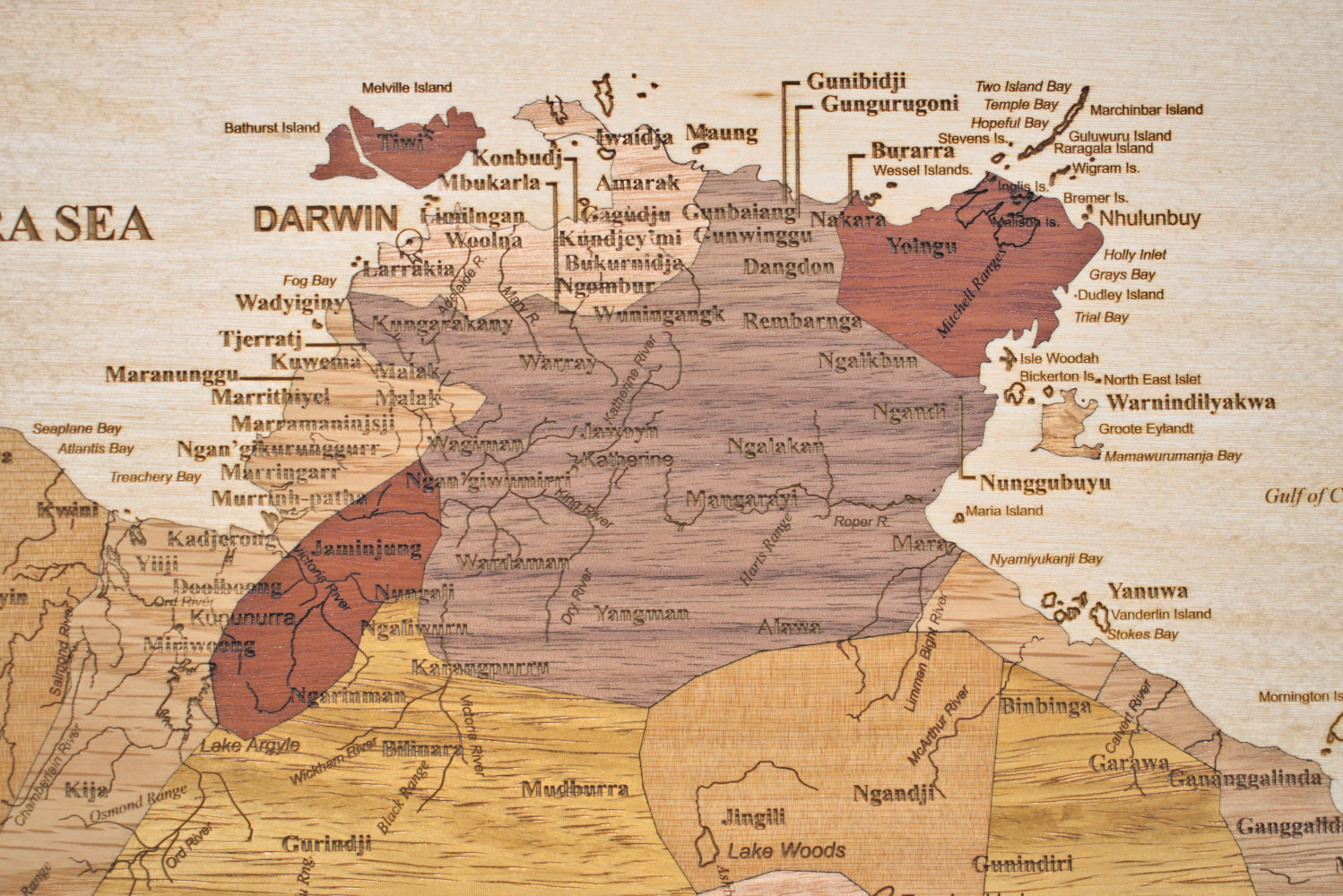 First Australians Language Map - 850mm x 1000mm